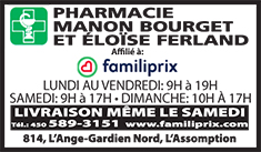 Pharmacie Manon Bourget